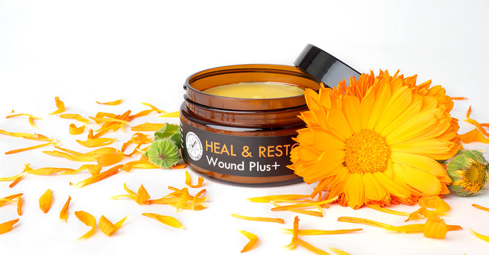 <meta charset="utf-8"><span>HEAL &amp; RESTORE Wound Plus+ is uniquely formulated with natural ingredients that promote wound healing and prevent infections. For instance, beeswax and honey contain anti-fungal and antibacterial properties that play a crucial role in warding off infections </span>