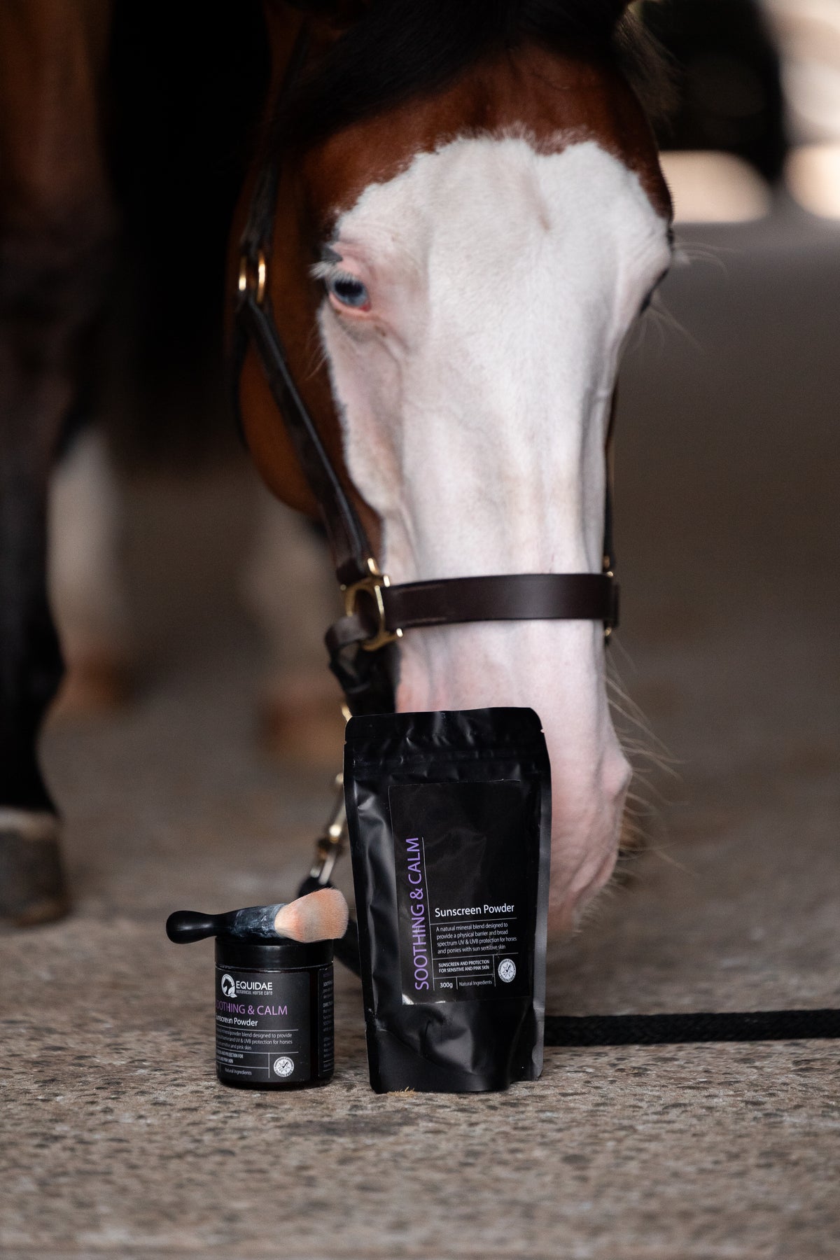 SOOTHING &amp; CALM Horse Sunscreen Powder (Sunscreen for Horses)