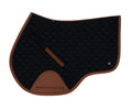 Sixteen Cypress Close Contact Saddle Pad, Black & Cognac