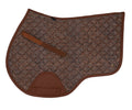 Sixteen Cypress
 Close Contact Saddle Pad, Herringbone & Cognac