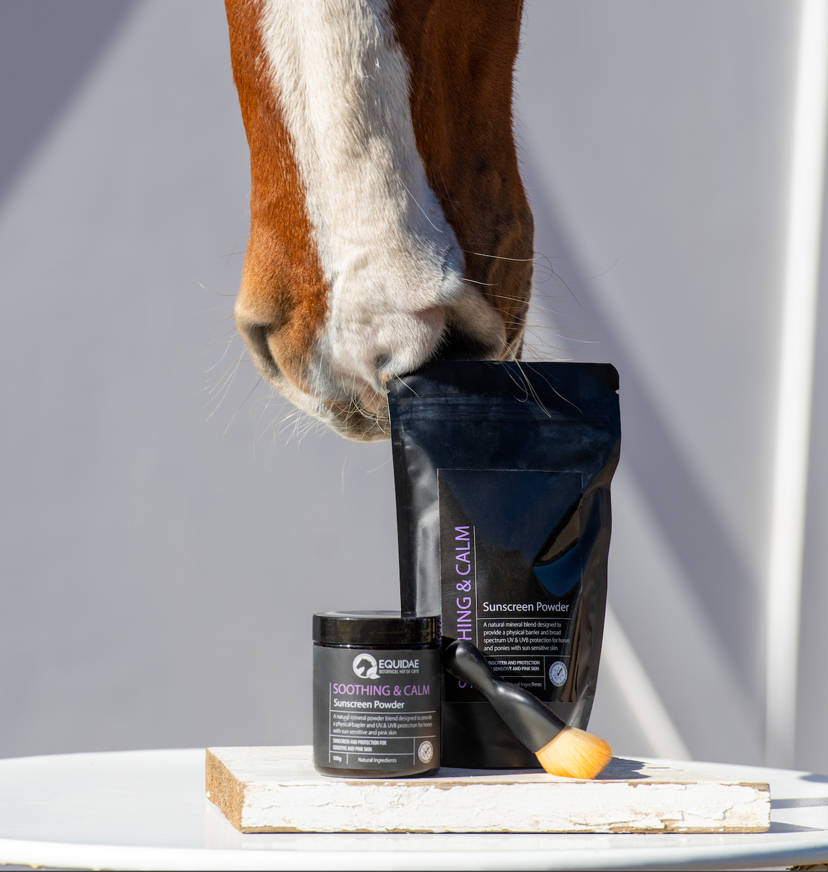 SOOTHING &amp; CALM Horse Sunscreen Powder (Sunscreen for Horses)