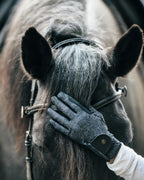 Sixteen Cypress Black Herringbone Gloves