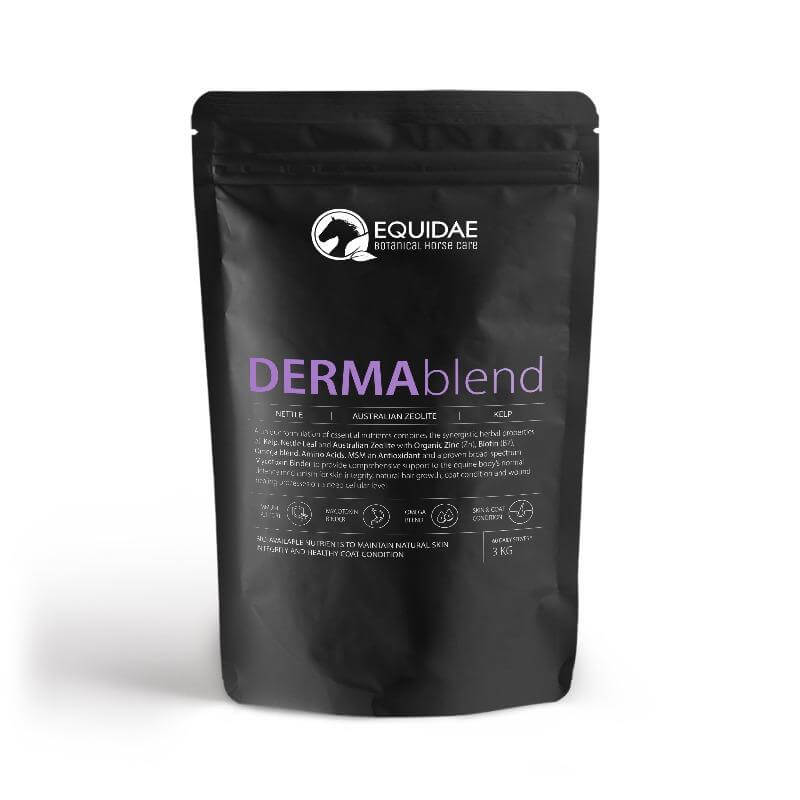 Bag of Dermaplend horse supplement specifically designed for Queensland itch treatment